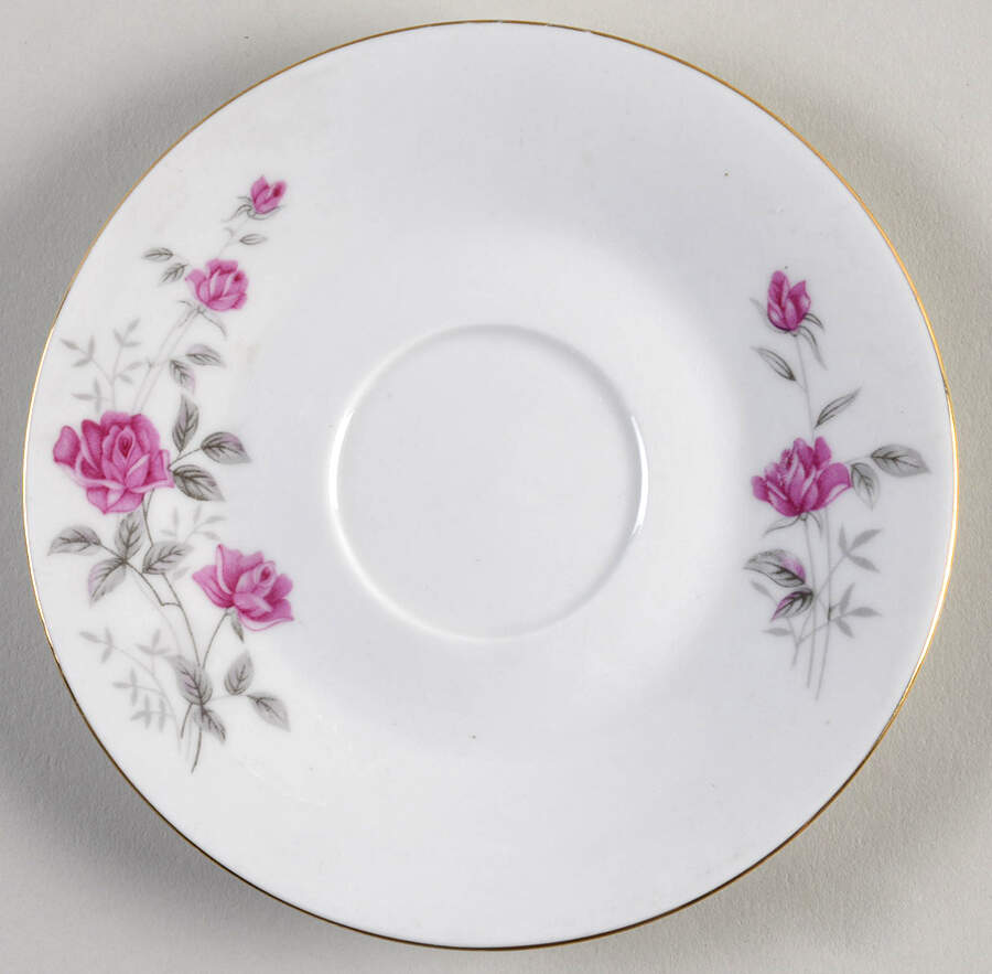 Rose Hebi (Gold Trim) Saucer by China (Made in China)-1