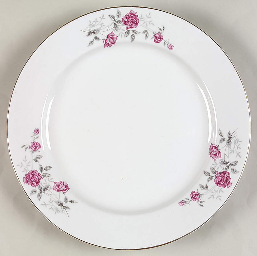Rose Hebi (Gold Trim) Dinner Plate by China (Made in China)-1