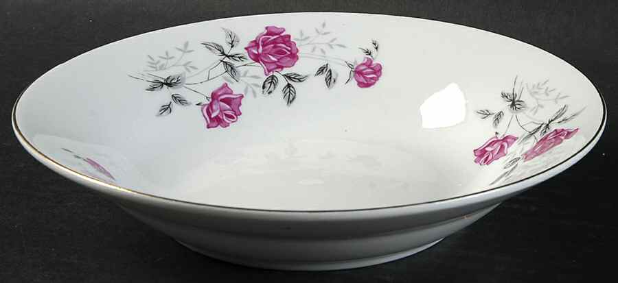 Rose Hebi (Gold Trim) Coupe Cereal Bowl by China (Made in China)-1