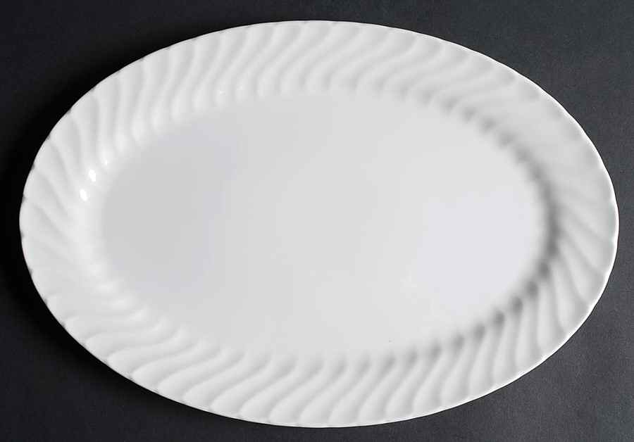 UP133 14" Oval Serving Platter by Universal Porcelain Company-1