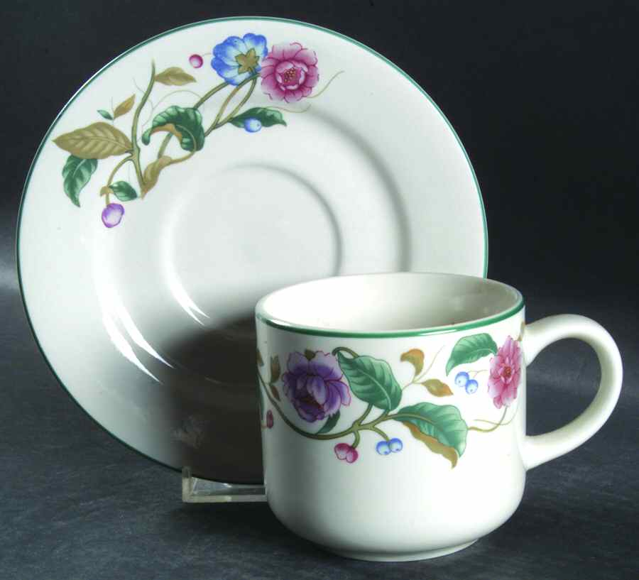Castlegarden Collection Flat Cup & Saucer Set by Citation-1