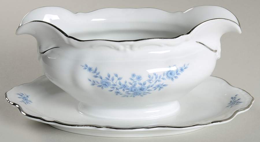 Symphony Gravy Boat with Attached Underplate by Crown Bavaria-1