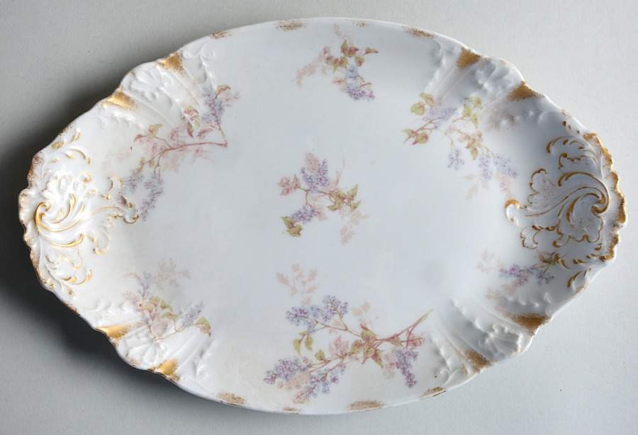 Schleiger 1291-2 11" Oval Serving Platter by Charles Field Haviland-1