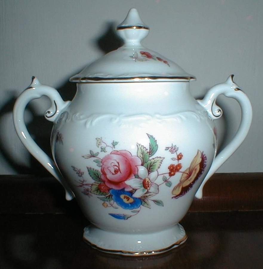 9898 Sugar Bowl & Lid by Coalport-1