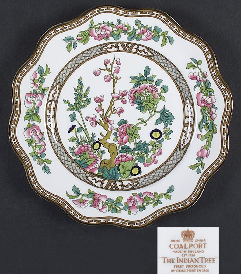 Indian Tree Multicolor (Scalloped, Newer) Dinner Plate by Coalport-1