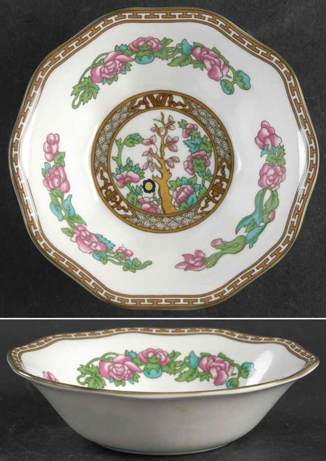 Indian Tree Multicolor (Scalloped, Newer) Coupe Cereal Bowl by Coalport-1