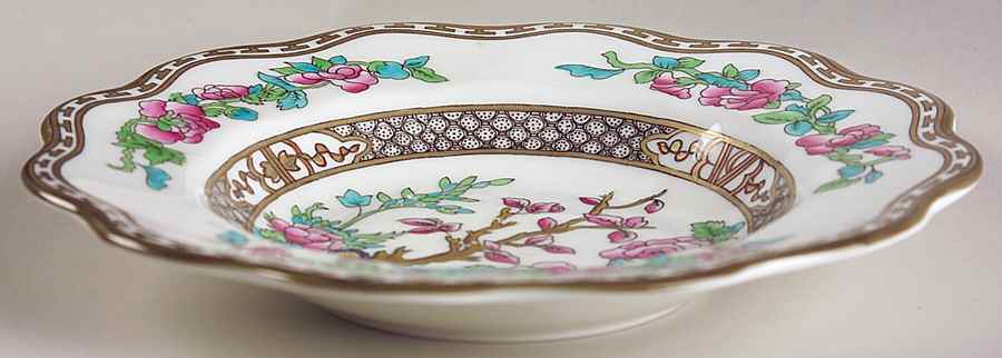 Indian Tree Multicolor (Scalloped, Newer) Rim Soup Bowl by Coalport-1