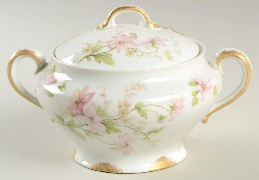CHF447 Sugar Bowl & Lid by Charles Field Haviland-1