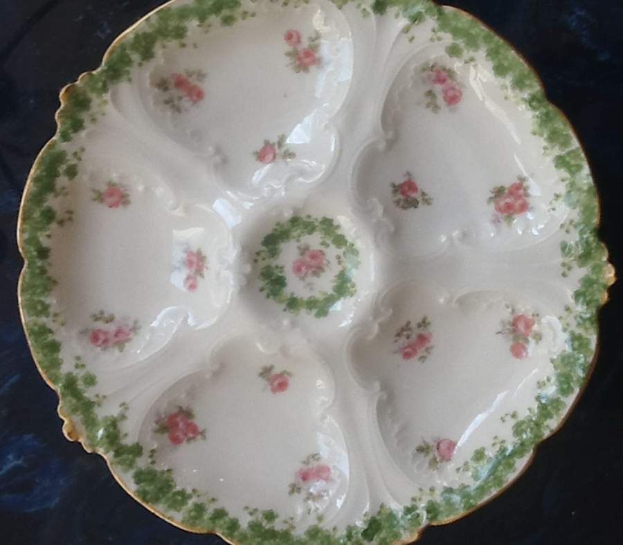 CHF448 Oyster Plate by Charles Field Haviland-1