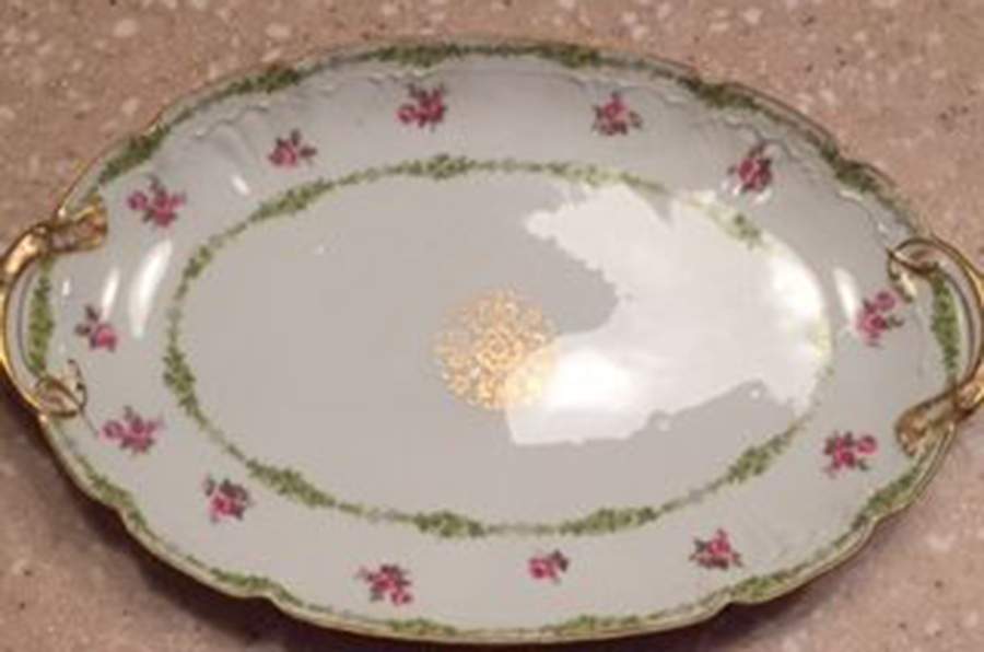 CHF448 11" Oval Serving Platter by Charles Field Haviland-1