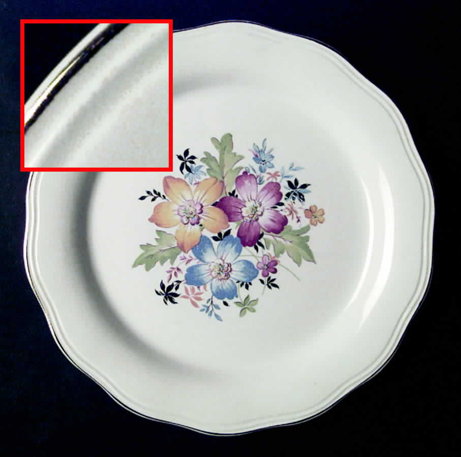Glendale Luncheon Plate by Cunningham & Pickett-1