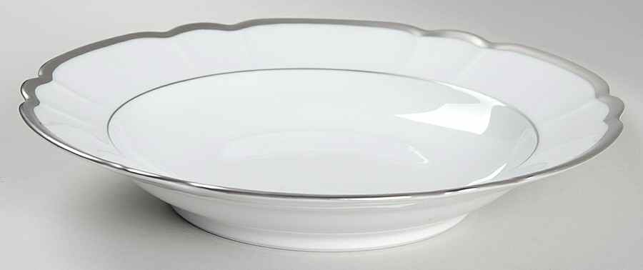 Colette Platinum Rim Soup Bowl by Charles Field Haviland-1
