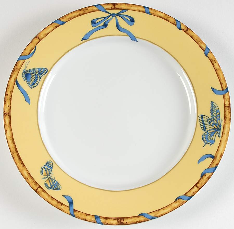 Butterfly Bamboo Dinner Plate by Lynn Chase-1