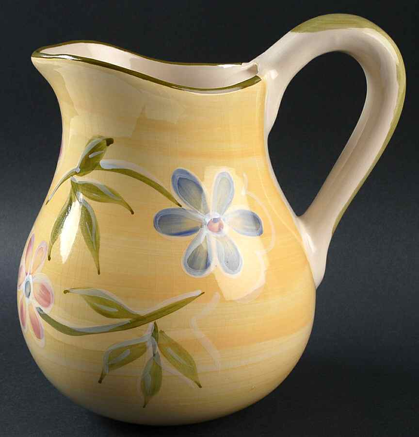Crystal Daisy 80 Oz Pitcher by Certified International-1