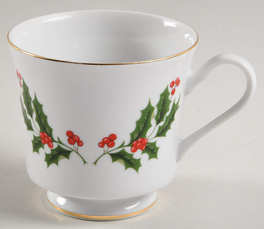 White Holly Footed Cup by The Cellar (China)-1