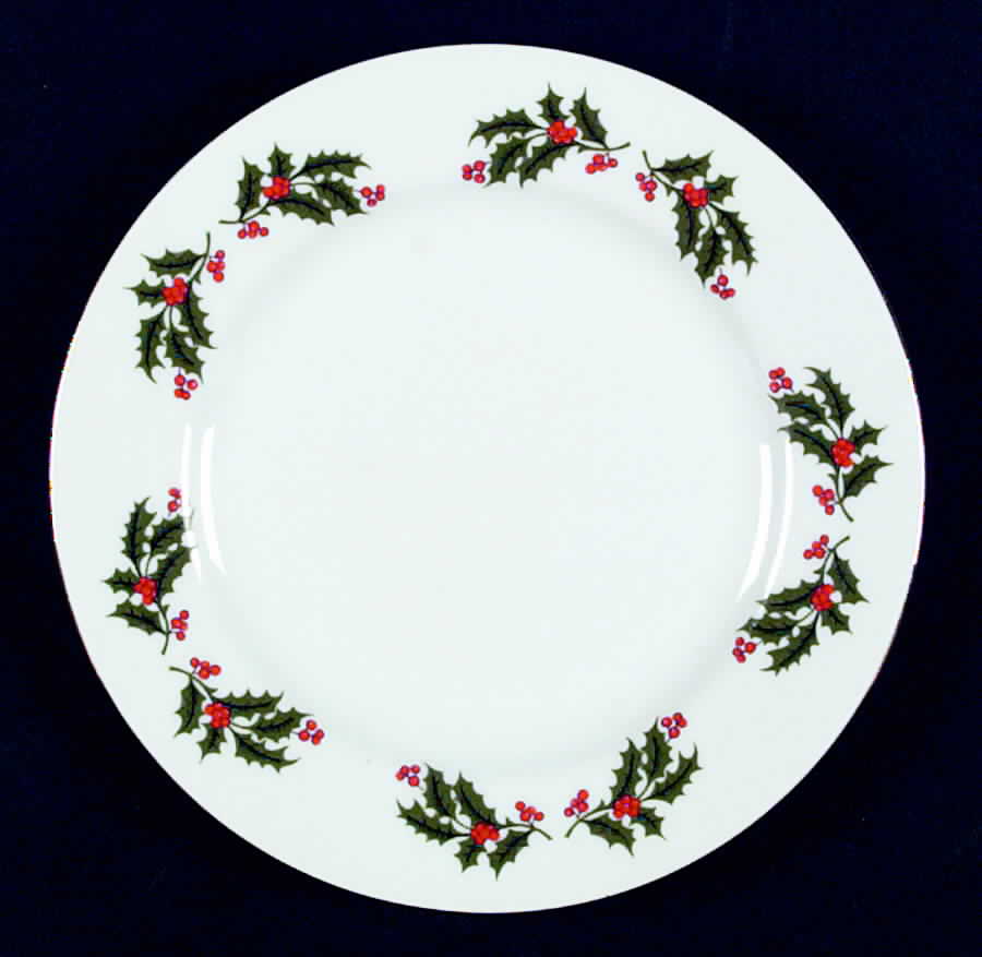 White Holly Salad Plate by The Cellar (China)-1