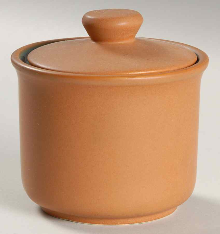 Stafford Green Sugar Bowl & Lid by Crate & Barrel-1