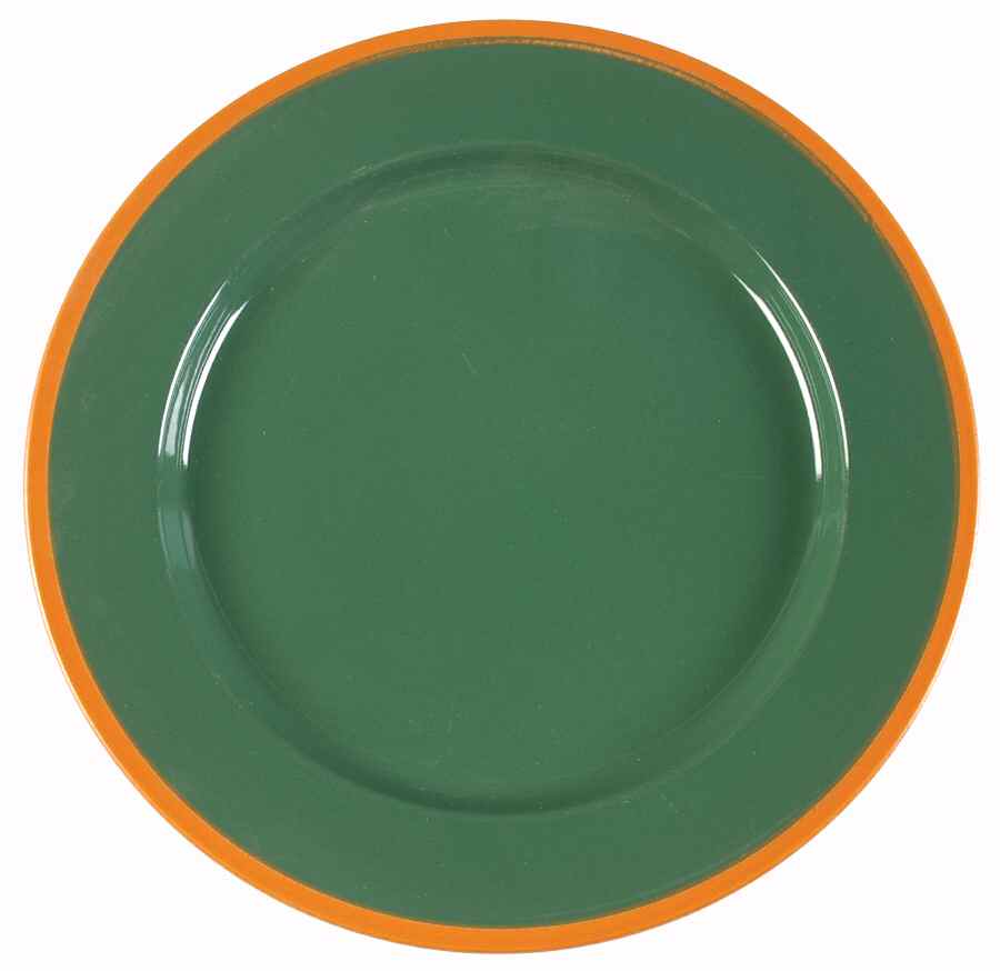 Stafford Green 12" Chop Plate (Round Platter) by Crate & Barrel-1