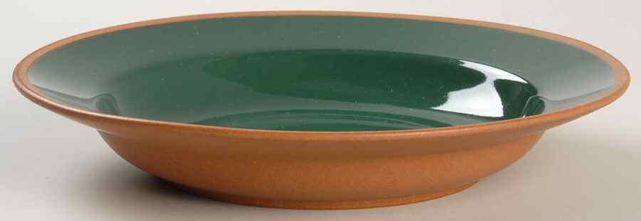 Stafford Green Rim Soup Bowl by Crate & Barrel-1