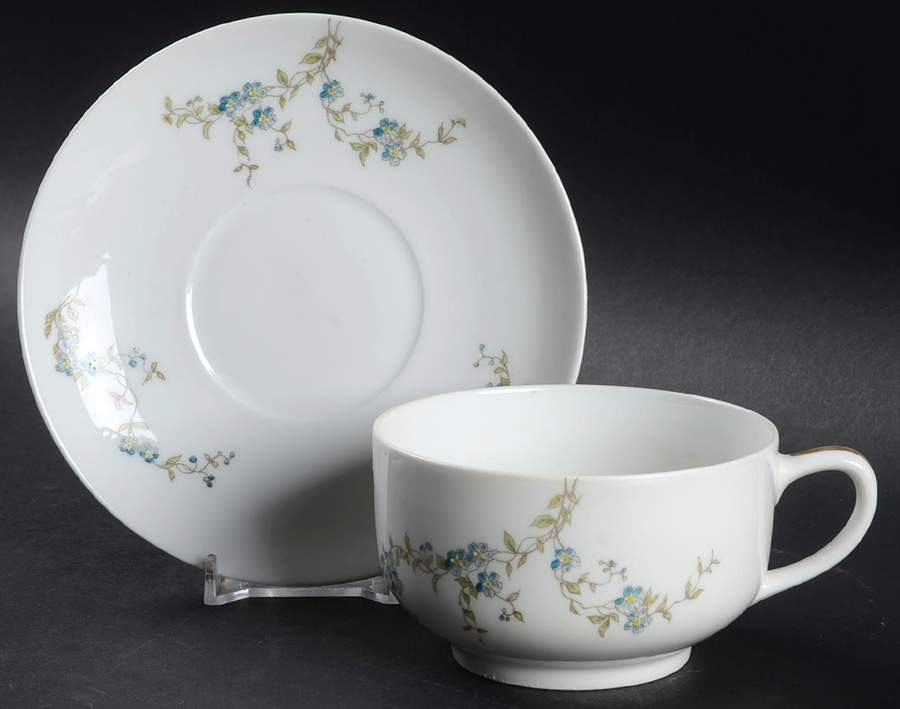 Schleiger 1299 Oversized Cup & Saucer Set by Charles Field Haviland-1