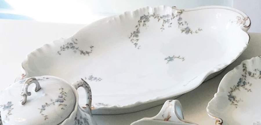 Schleiger 1299 12" Oval Serving Platter by Charles Field Haviland-1