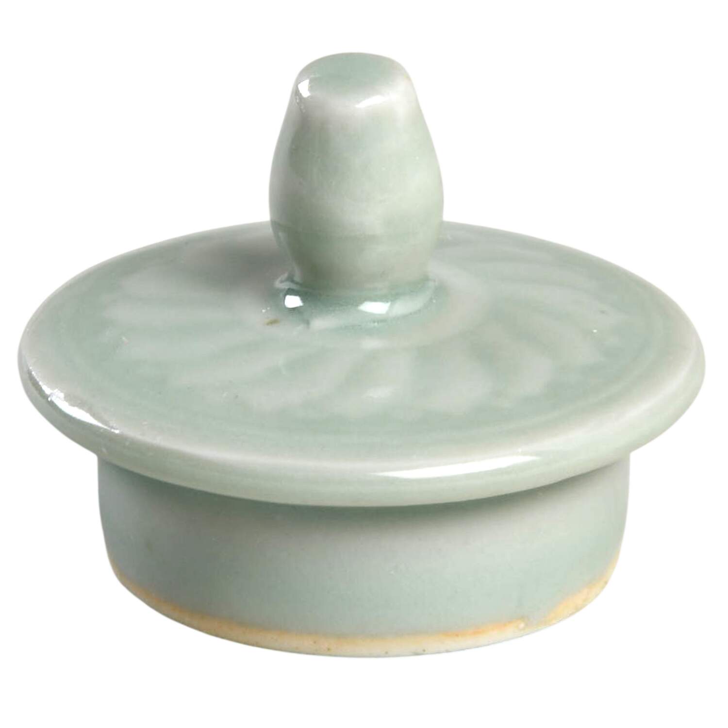 Celadon Koi Fish Lid for Sugar Bowl by China (Made in China)-1