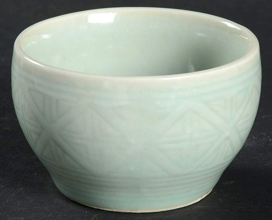 Celadon Koi Fish Sake Cup by China (Made in China)-1