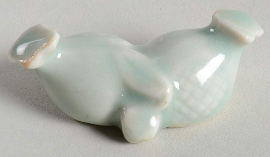 Celadon Koi Fish Chopstick/Knife Rest by China (Made in China)-1