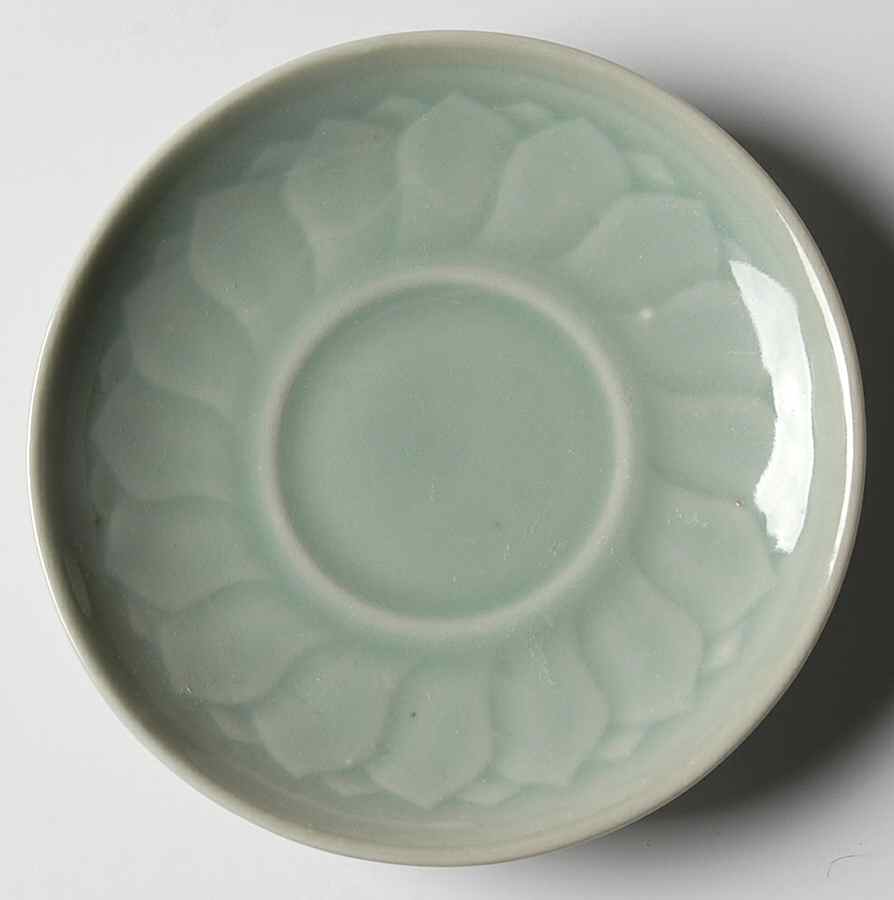 Celadon Koi Fish Saucer by China (Made in China)-1