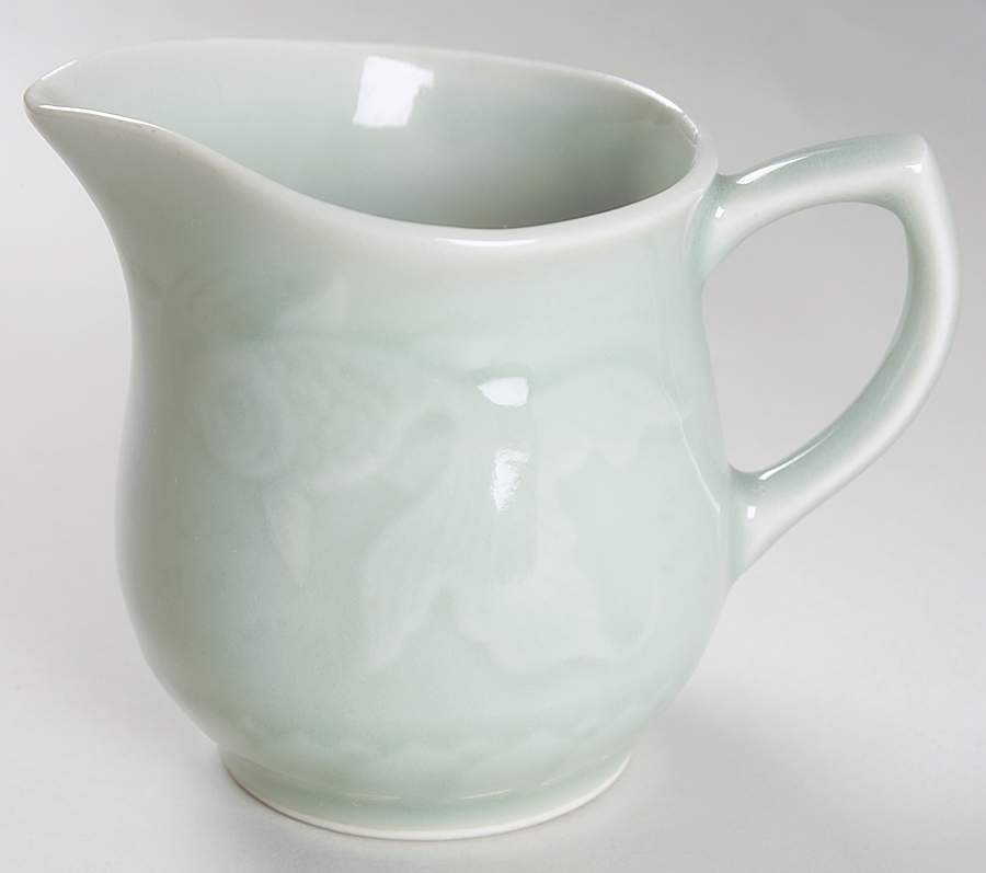 Celadon Koi Fish Creamer by China (Made in China)-1