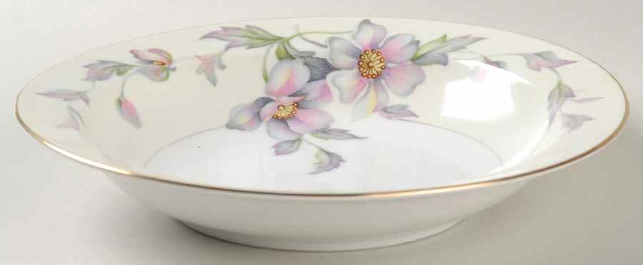 Silver Poppy Rim Soup Bowl by Celebrate-1