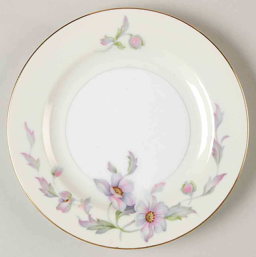 Silver Poppy Bread & Butter Plate by Celebrate-1