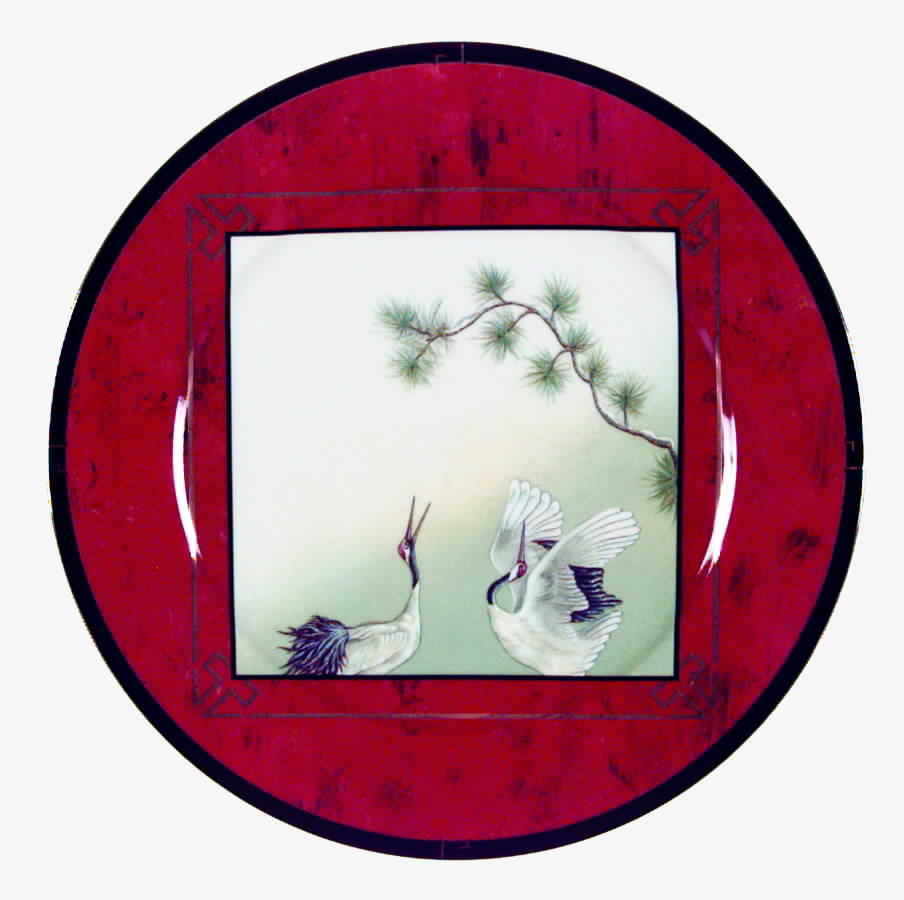 Asian Views Dinner Plate by Lynn Chase-1
