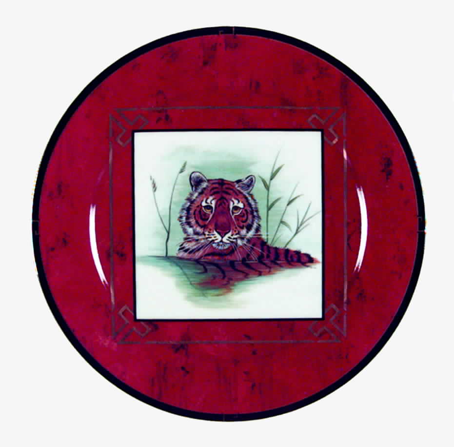 Asian Views Salad Plate by Lynn Chase-1