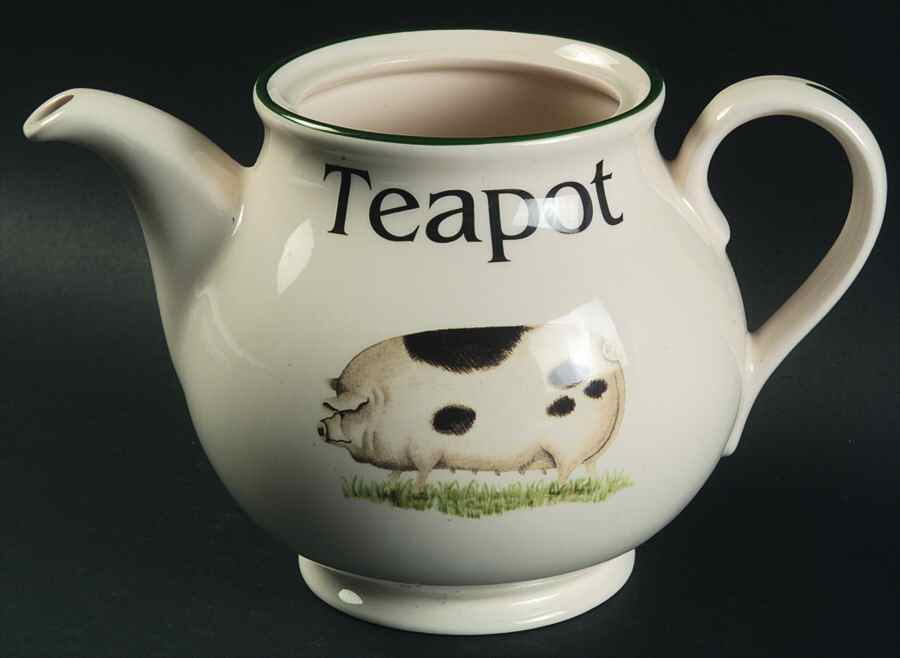 Farm Animals Teapot No Lid by Cloverleaf (England)-1