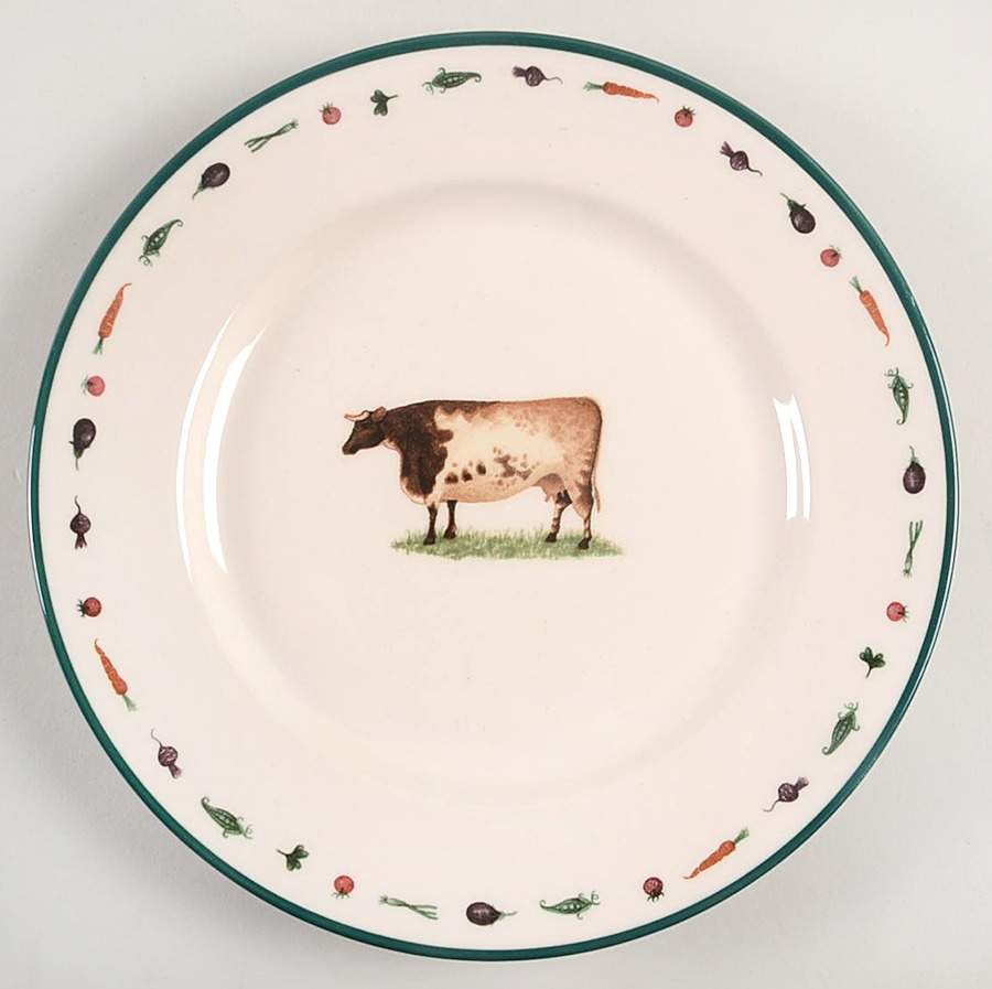 Farm Animals Luncheon Plate by Cloverleaf (England)-1
