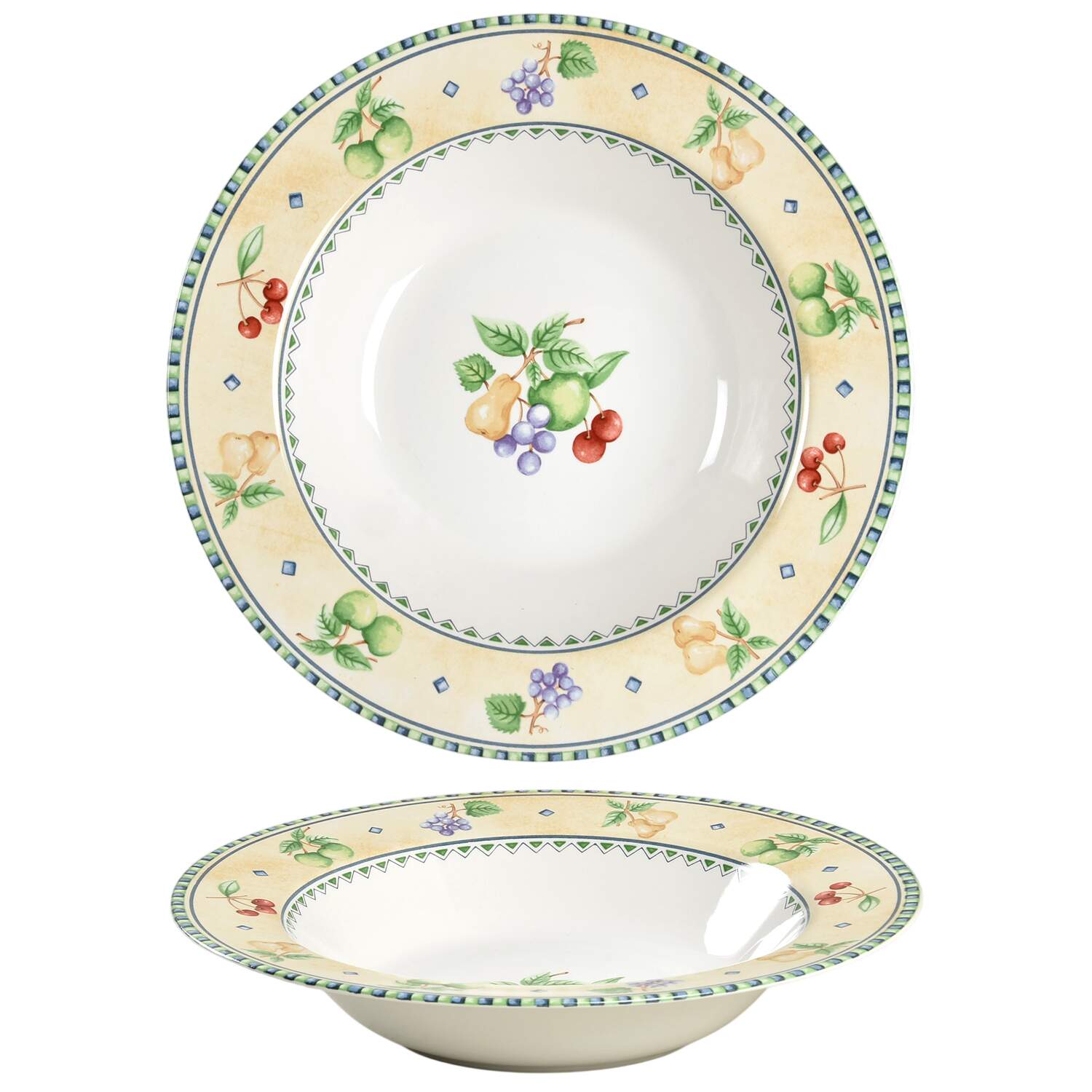 Orchard Fruit Large Rim Soup Bowl by Coventry (PTS)-1