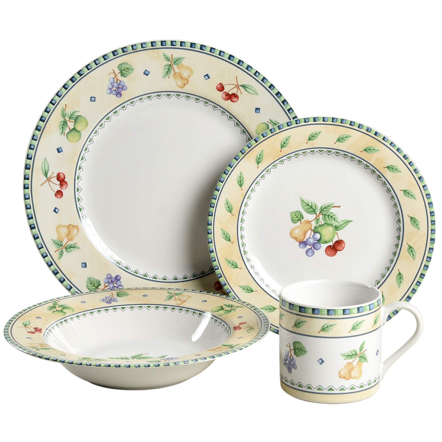 Orchard Fruit 4 Piece Place Setting by Coventry (PTS)-1