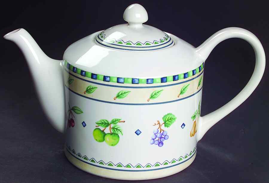 Orchard Fruit Teapot & Lid by Coventry (PTS)-1