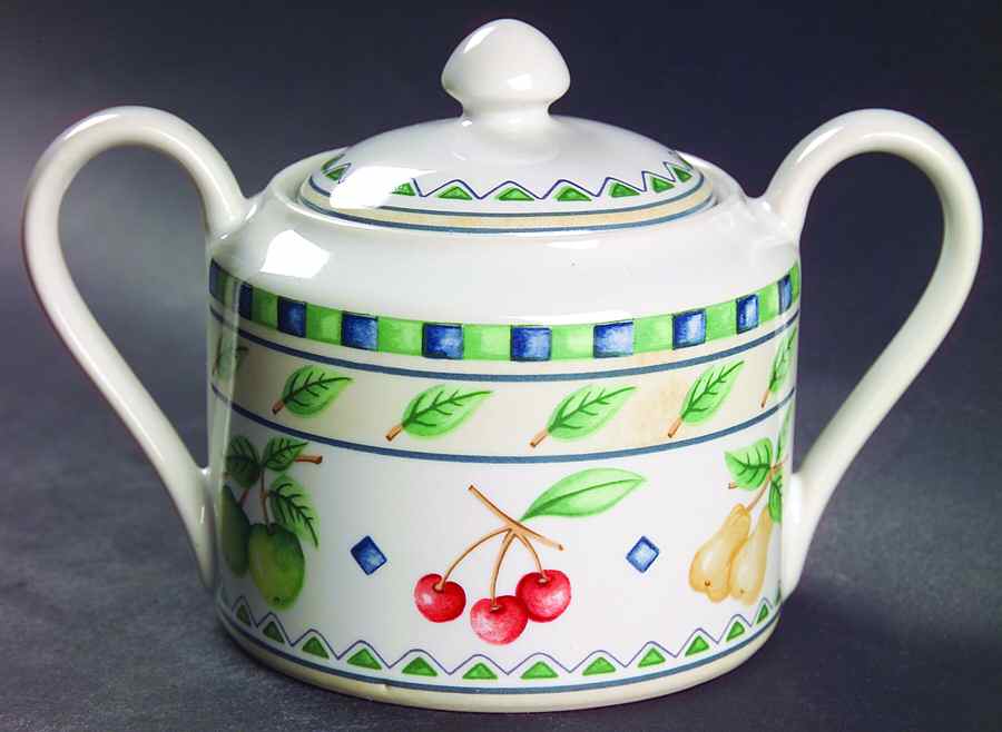 Orchard Fruit Sugar Bowl & Lid by Coventry (PTS)-1
