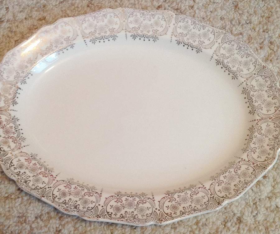 Goldette 12" Oval Serving Platter by Canonsburg-1