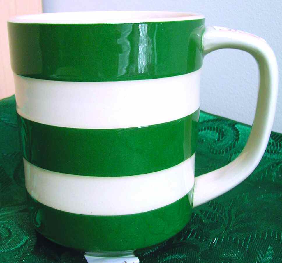 Cornish Green Mug by Cloverleaf (England)-1