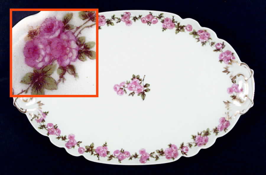 CHF463 14" Oval Serving Platter by Charles Field Haviland-1