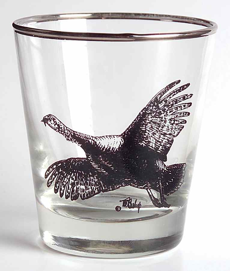 Wild Game Birds Glassware Whiskey by Castleton (USA)-1
