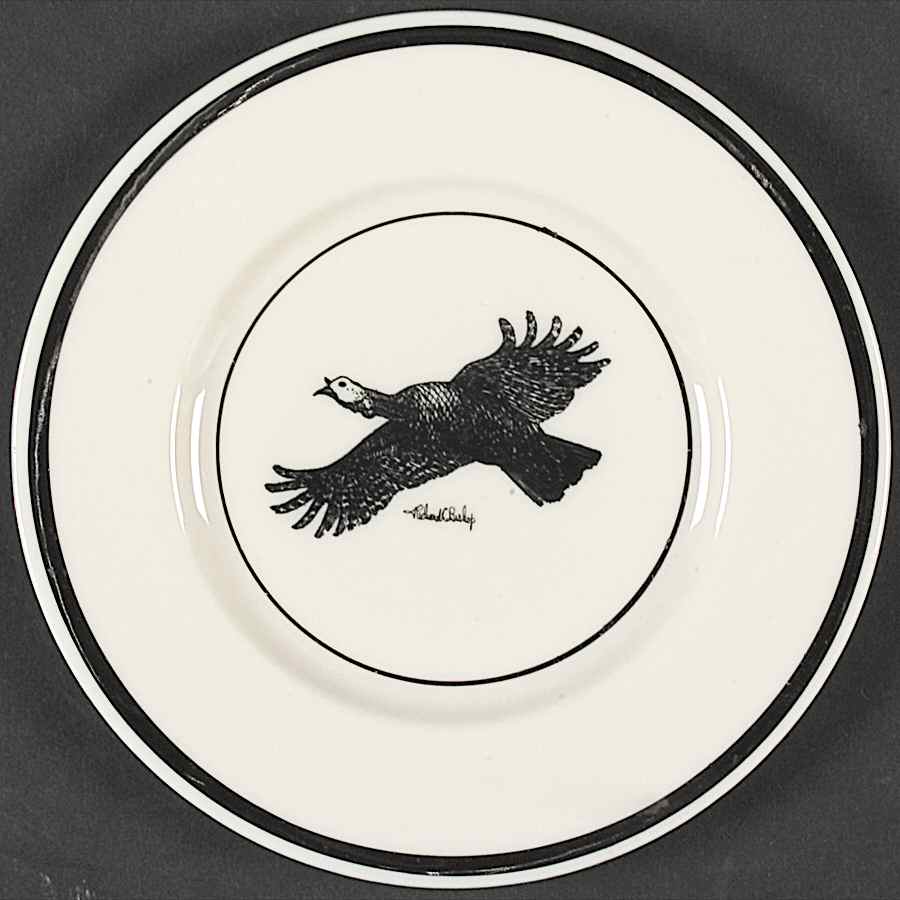 Wild Game Birds Bread & Butter Plate by Castleton (USA)-1