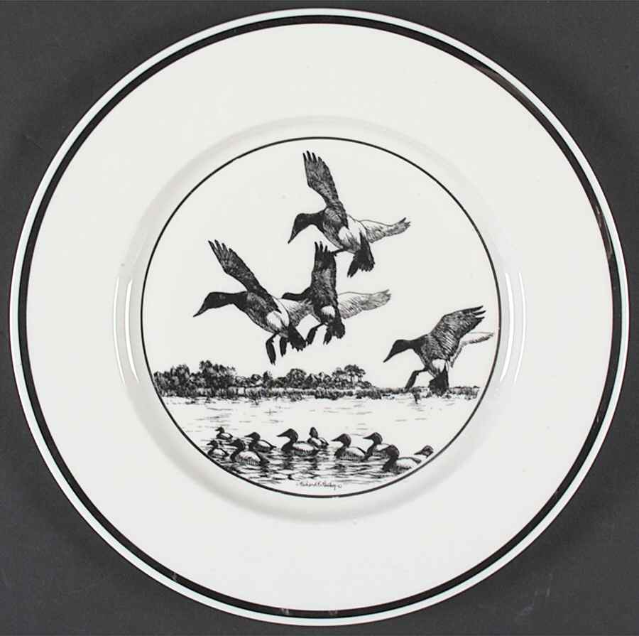Wild Game Birds Dinner Plate by Castleton (USA)-1