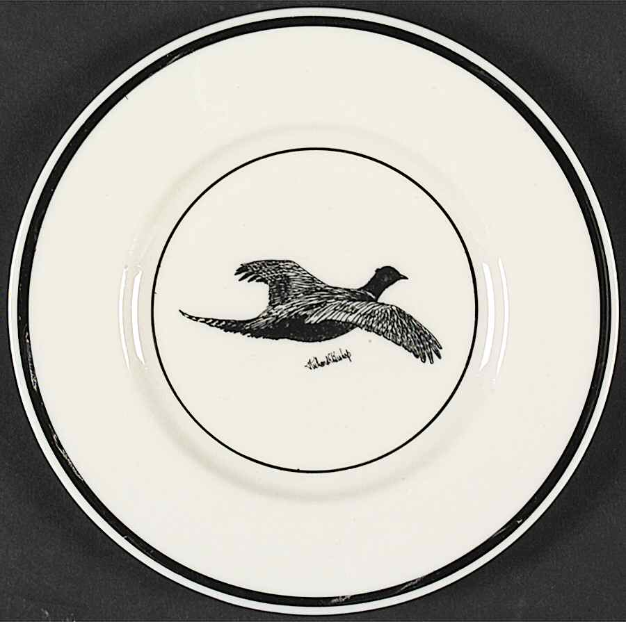 Wild Game Birds Bread & Butter Plate by Castleton (USA)-1
