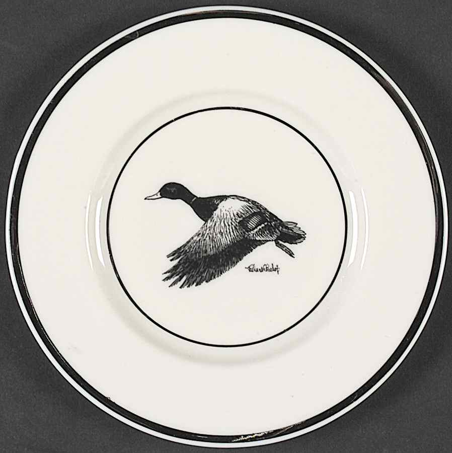 Wild Game Birds Bread & Butter Plate by Castleton (USA)-1
