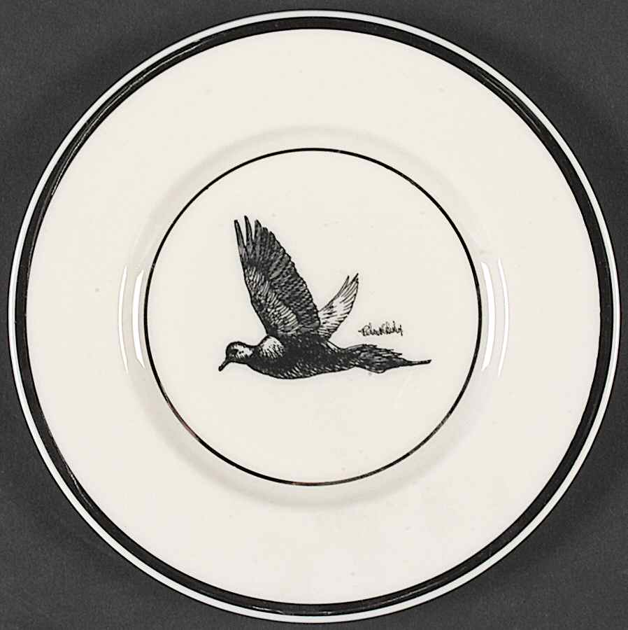 Wild Game Birds Bread & Butter Plate by Castleton (USA)-1