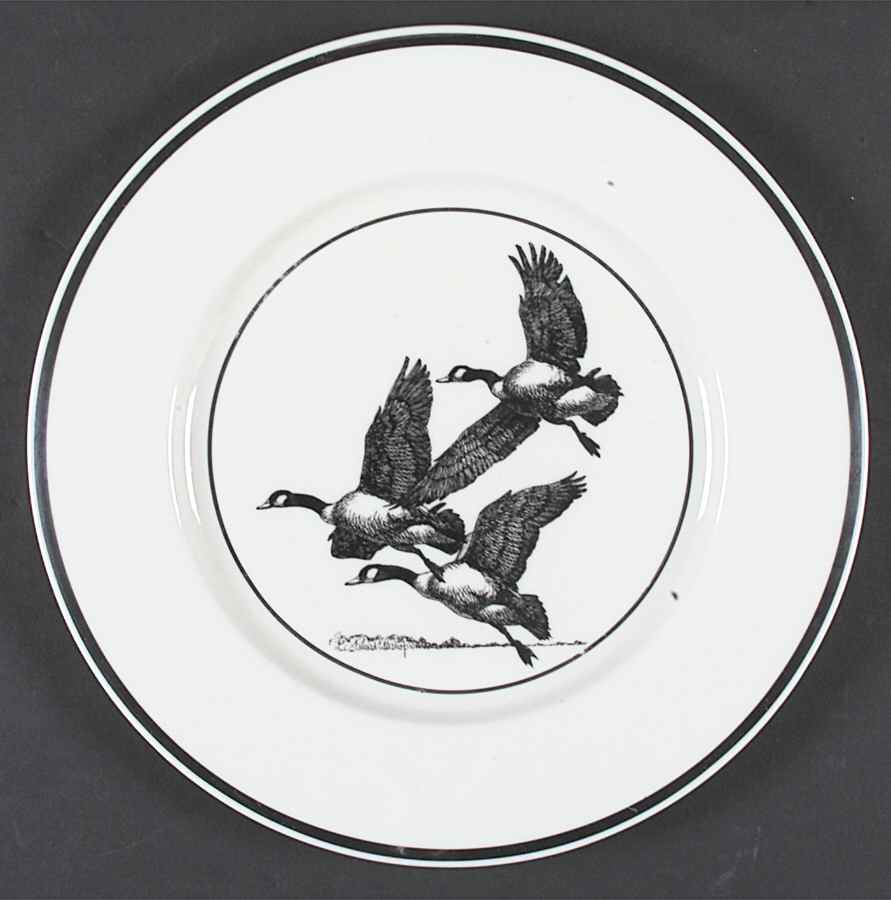 Wild Game Birds Dinner Plate by Castleton (USA)-1